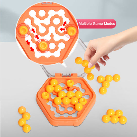 Puzzle Ball Game - 3D Brain Teaser for Adults, Travel-Sized Logic Toy, Hand-Eye Coordination & Problem-Solving Game, Compact Fidget Toy for Desk, Office & Road Trips