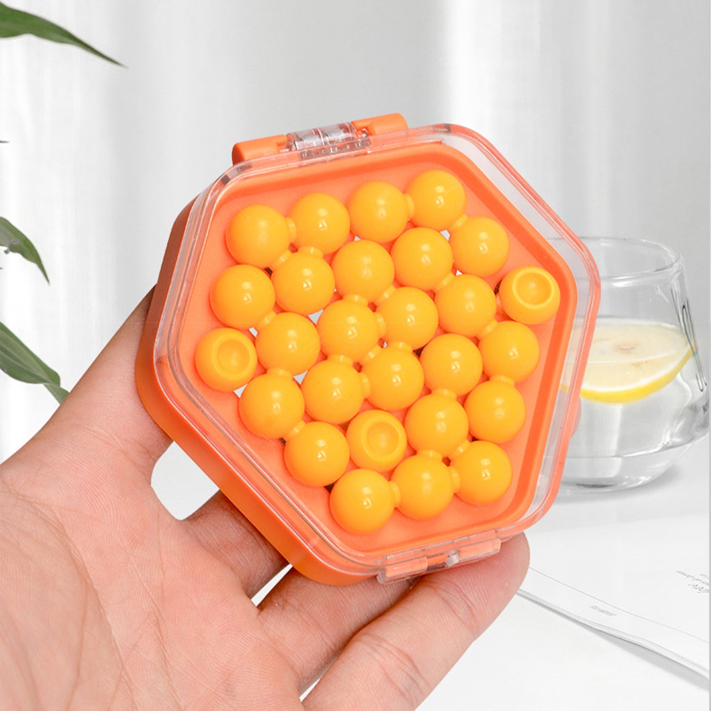 Puzzle Ball Game - 3D Brain Teaser for Adults, Travel-Sized Logic Toy, Hand-Eye Coordination & Problem-Solving Game, Compact Fidget Toy for Desk, Office & Road Trips