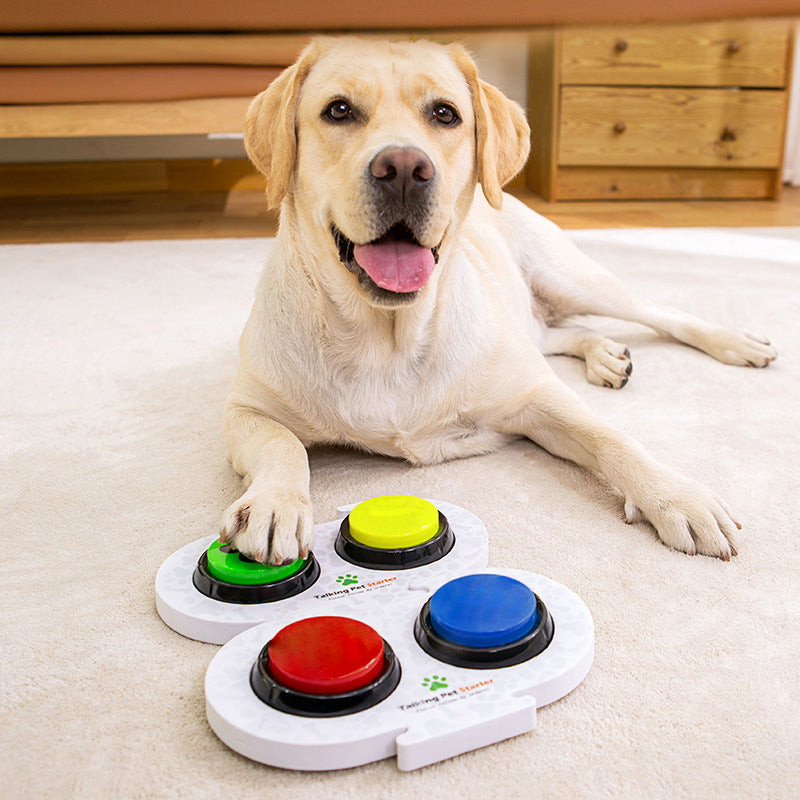 YoFellas Talking Pet Button Mat - 2 Pack | EVA Mat for Dog and Cat Communication | Organize Up to 4 Buttons | Durable Pet Training Mat