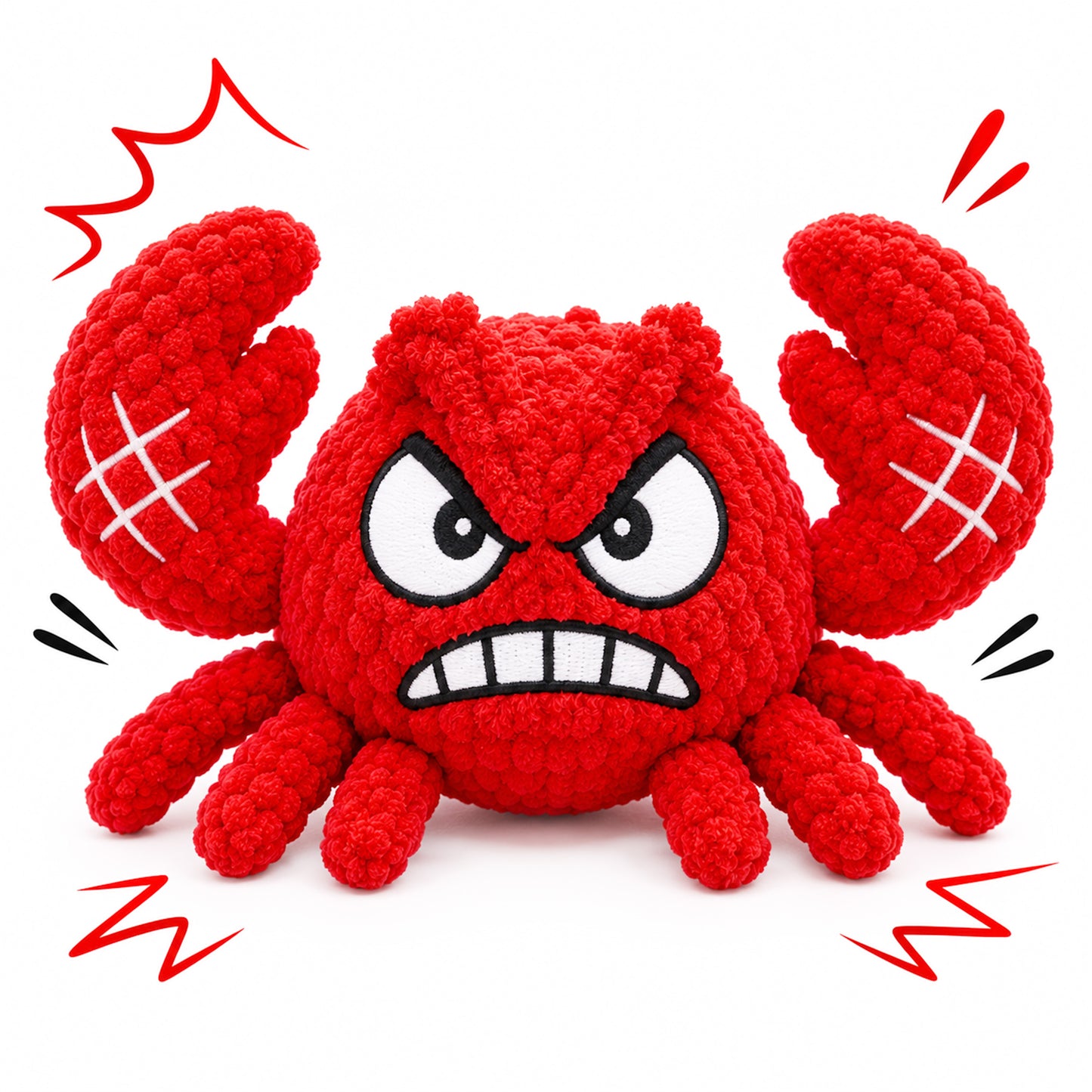 YoFellas Crab Plush Dog Toy | Durable Interactive Dog Toy