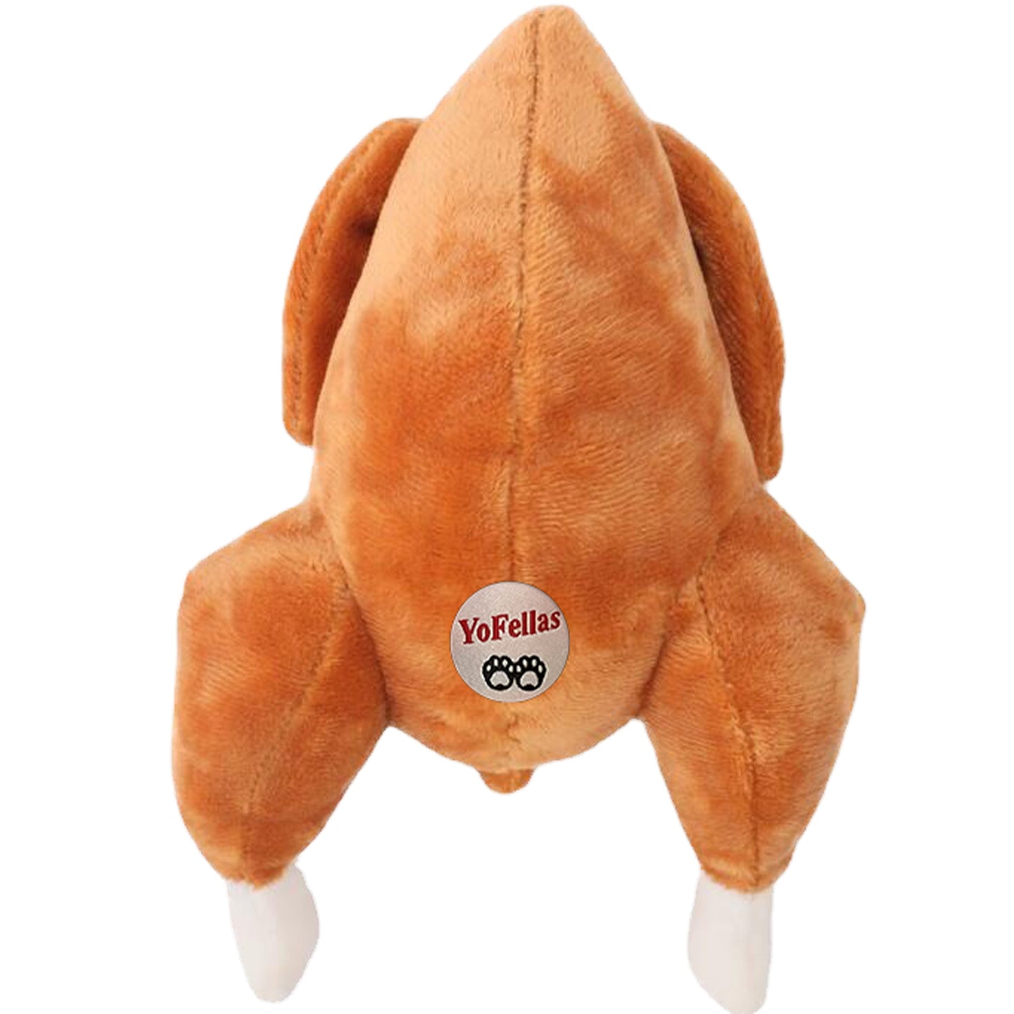 YoFellas Thanksgiving Interactive Turkey Plush Dog Toy with Squeaker | Soft and Durable | Ideal for Small, Medium Breeds | Great for Festive Fun and Daily Playtime